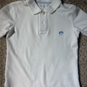 Southern Tide White Polo Shirt